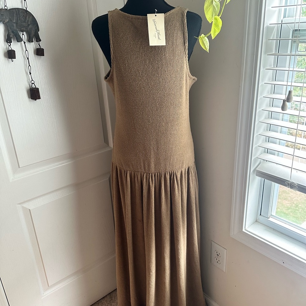 Universal Thread Ribbed Tan Maxi Dress - Picture 6 of 6
